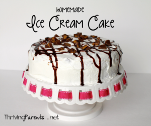 Homemade Ice Cream Cake
