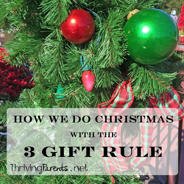 Will you buy your kids equal number of gifts or spend equal amounts of money? We keep the focus of Christmas on Jesus with the 3 gift rule.