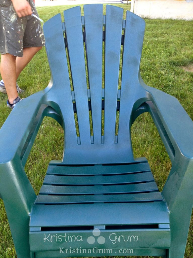 Repainting a Plastic Adirondack Chair Thriving Parents
