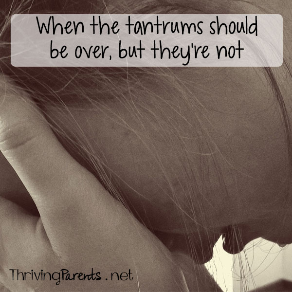 We're used to toddlers and preschoolers having tantrums. When school aged kids have tantrums we're taken off guard because we aren't expecting it. This is totally normal and you are not alone. Do these 2 things to help the situation be better for next time - because there will be a next time.