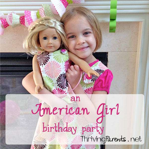 This American Girl birthday party was made perfect with tiny paper products and tiny food!