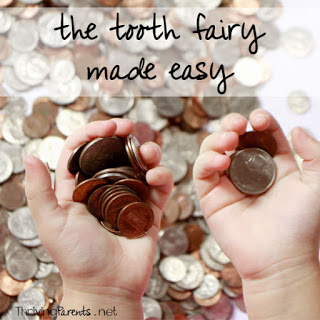 Take the stress and hassle out of the tooth fairy by using this tip to keep it easy.  Trust me, you'll be glad you did!