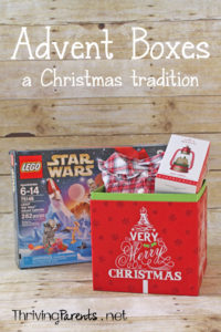 Advent boxes are a fun way to get kids excited about the season of Advent. They're filled with a fun, necessity, and tradition.