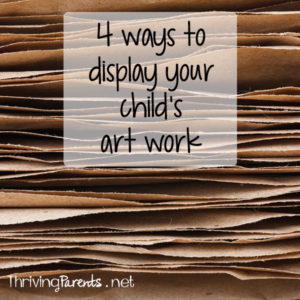 Is the thought of storing your kids' artwork stressful? If you don't know where to start, here are 4 great ways.