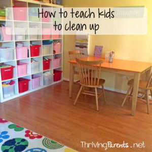 We think that kids instinctively know what cleaning up is, but they don't. By teaching them how to do it, we're setting them up for success and giving them the tools to be more capable and helpful.