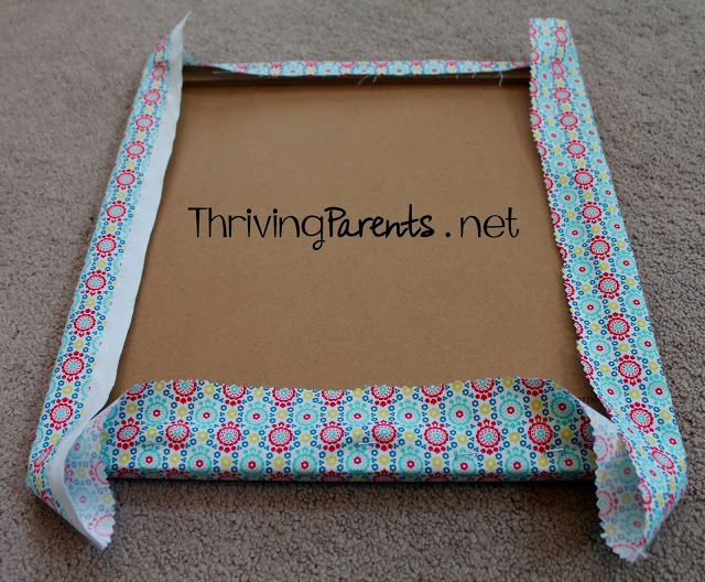 I never knew making your own Fabric Covered Cork Board was so easy and cheap!