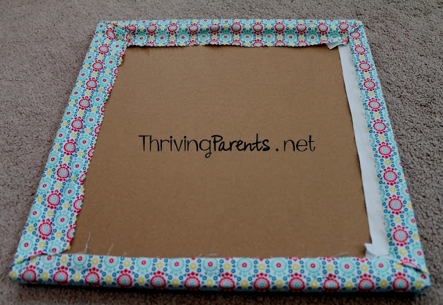 I never knew making your own Fabric Covered Cork Board was so easy and cheap!