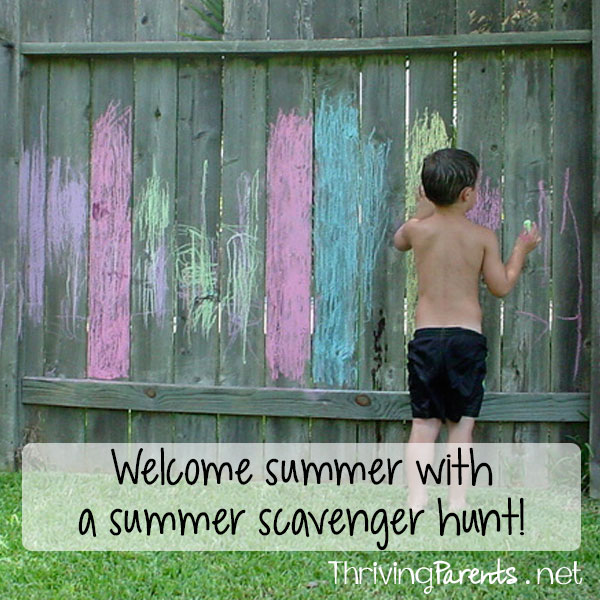 A summer scavenger hunt is the perfect way to welcome summer for your kids! Here's how you can decide what you need and how to set it up.