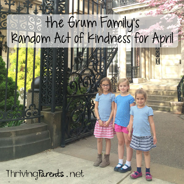 Our family has completed April's Random Acts of Kindness! What can you do for someone this month?