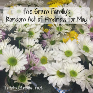 Our family has completed May's Random Acts of Kindness! What can you do for someone this month?