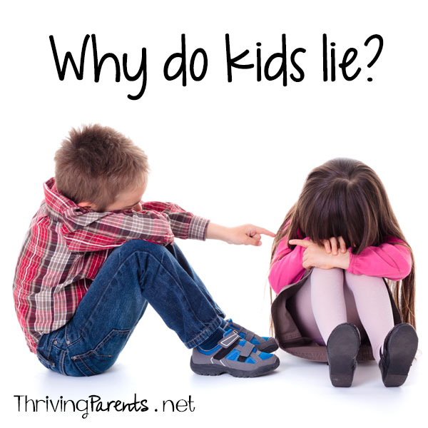 Why do kids lie? Learn about all the reasons kids lie and the one thing you can do to get them to stop.
